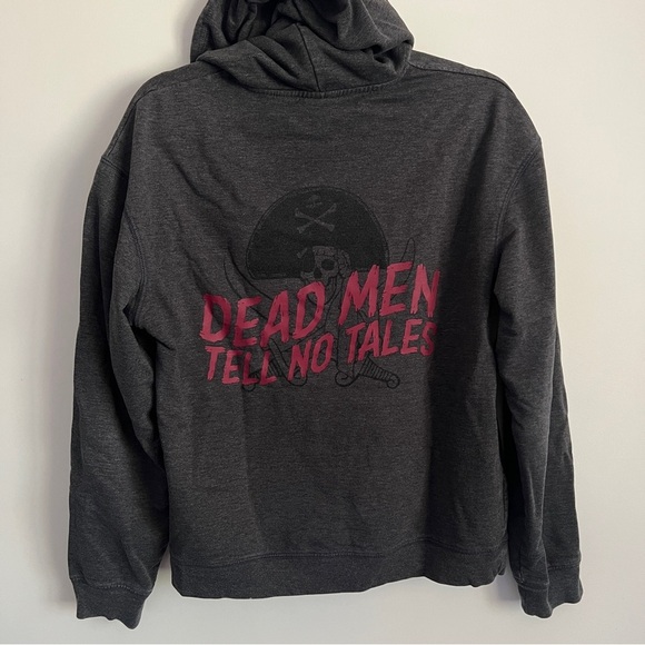 Disney Parks Pirates of The Caribbean Dead Men Tell No Tales Hoodie-Size XS - Picture 3 of 7